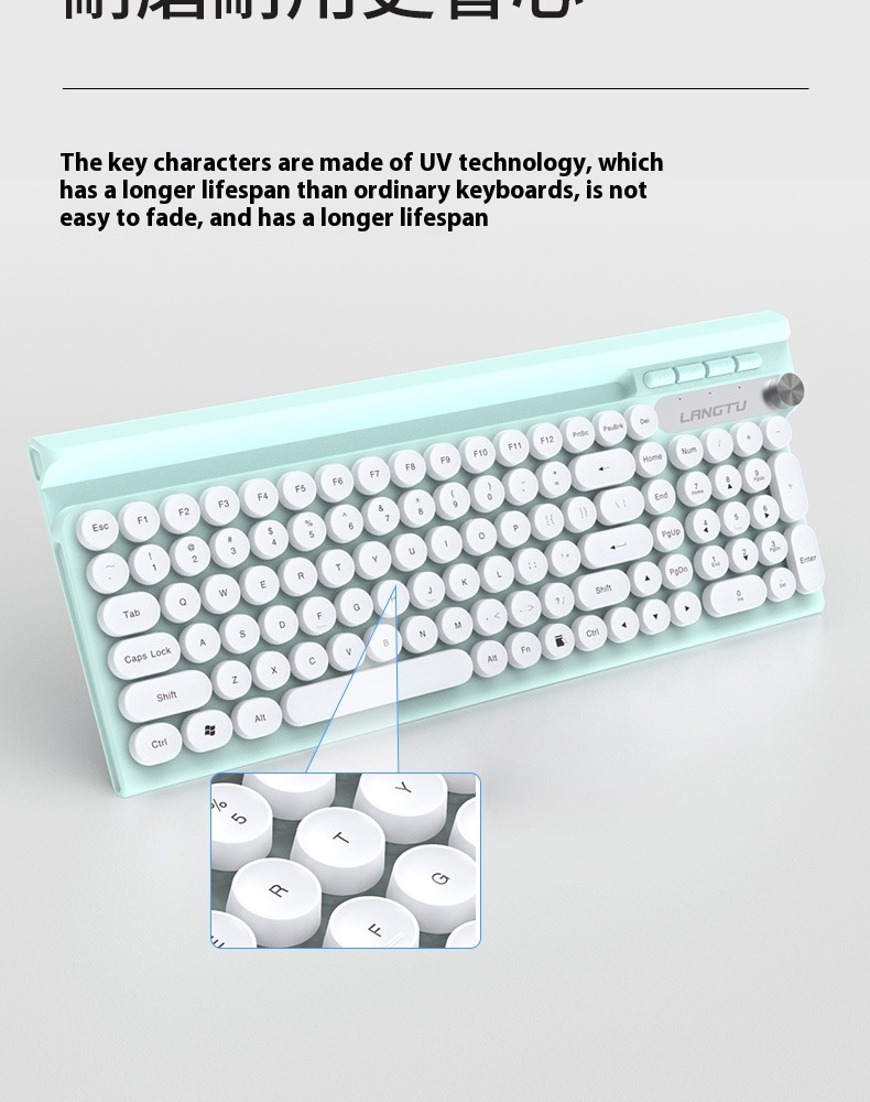 Title 9, Lt500 Computer Wireless Keyboard and Mouse Set ...