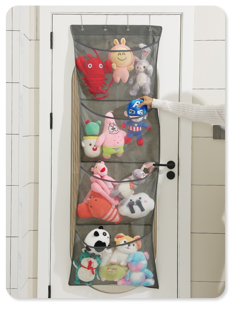 Title 12, Door Rear Hanging Toys Doll Storage Bag Wall-mo...