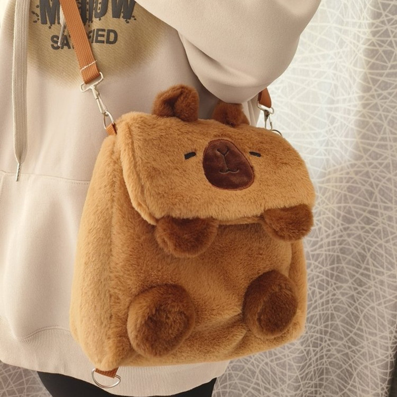 Capybara Backpack Bag | Cute Womens