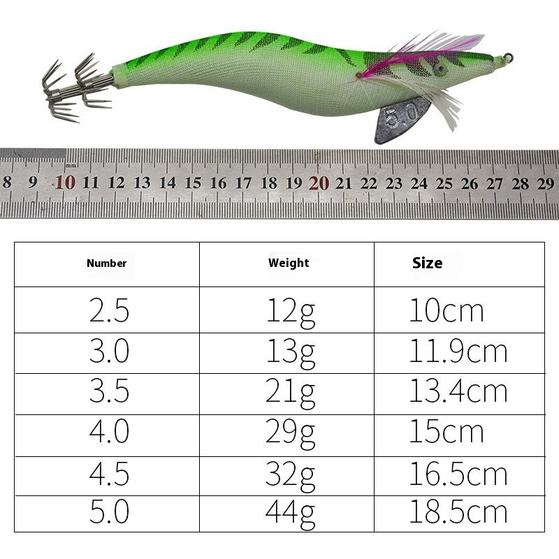 Title 4, Isca Luminosa de Camarão e Madeira para Pesca c...