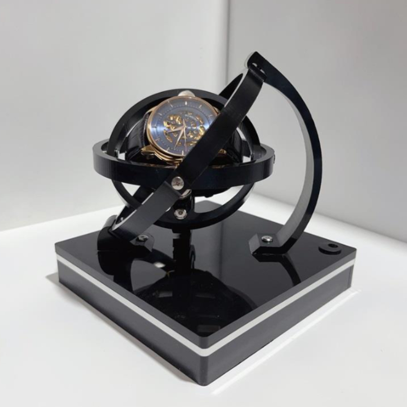 Title 6, Simple Shaking Watch Rotating Watch Roll Case S...