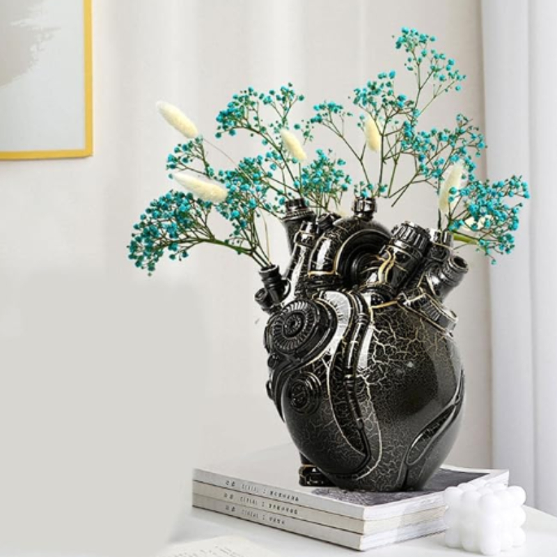 Title 2, Creative Technology Simulation Heart Vase Decor...