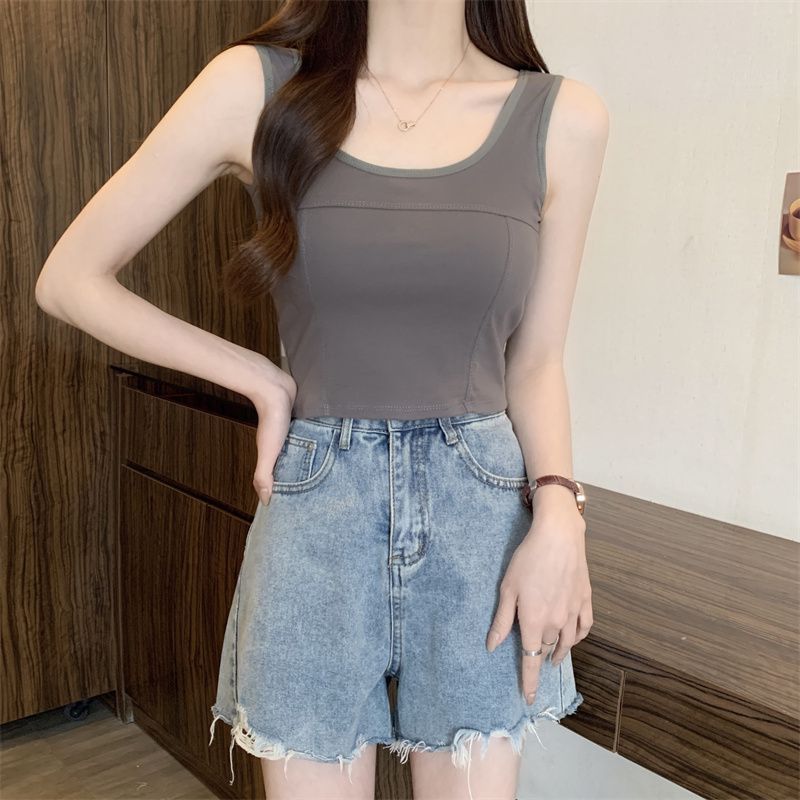 Title 12, Womens Korean-Style Solid Color Camisole – A V...