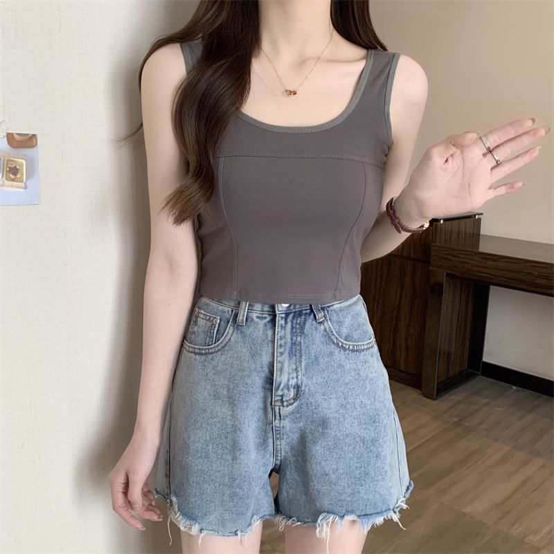 Title 18, Womens Korean-Style Solid Color Camisole – A V...