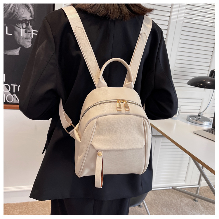 Title 7, Fashion PU Backpack Soft Small Bags Women Cute ...