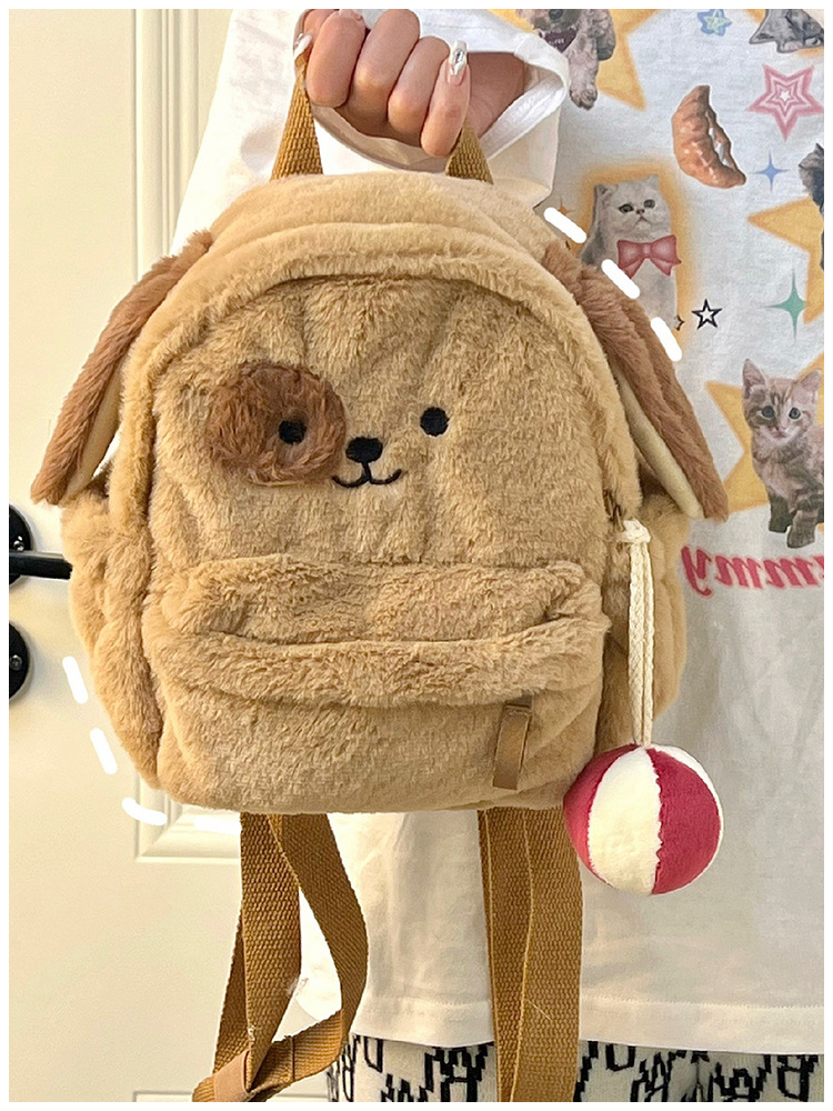 Cute Puppy Backpack Bag with 3D Ears