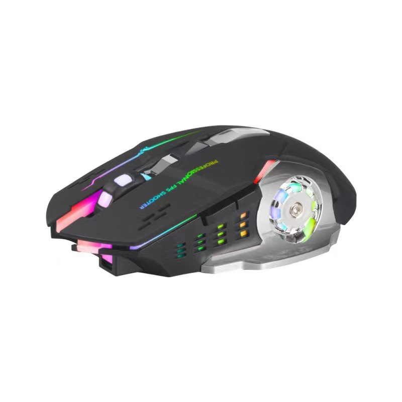 Title 3, Luminous Game Mouse Mute Rechargeable Bluetooth...