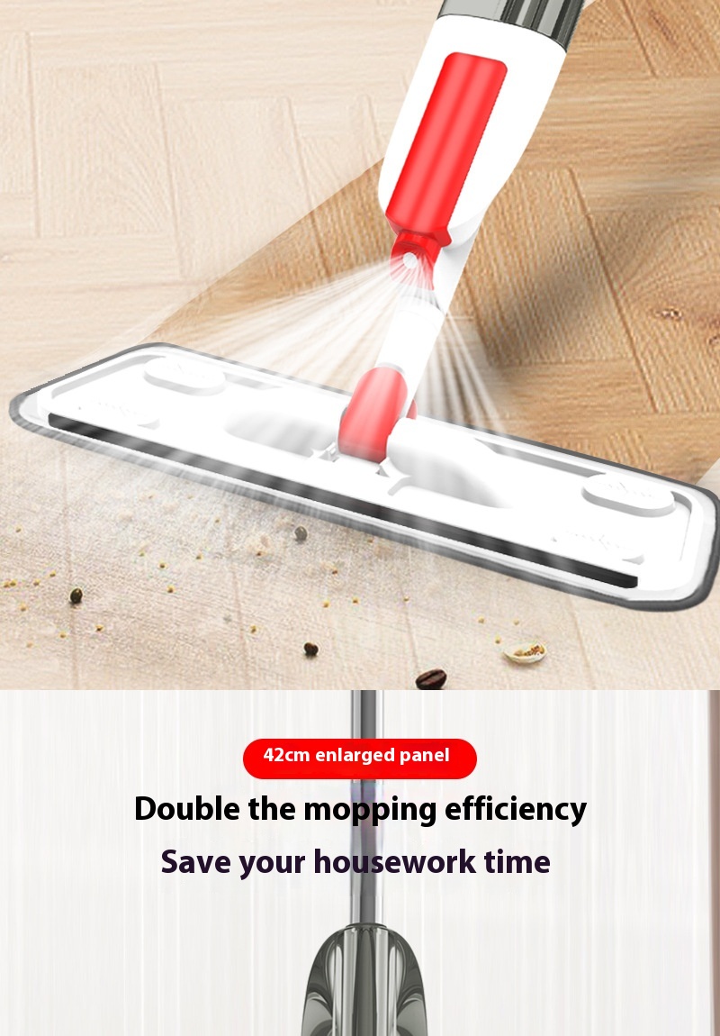 Title 6, Water-spraying Mop Multifunctional Rotating Wet...