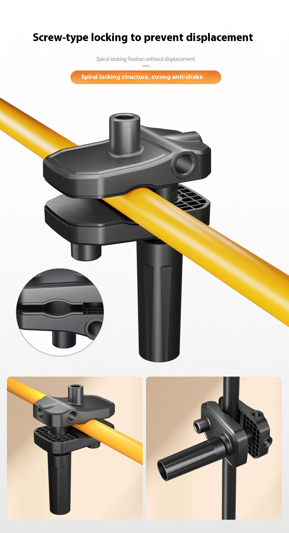 Title 2, J2 Cantilever Base Clamp Universal Bedside Tabl...