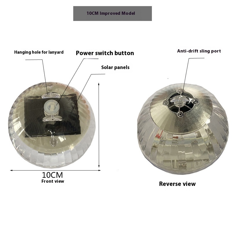 Title 1, New Solar Water Float Magic Ball Lamp