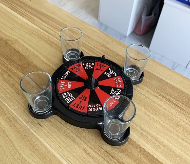 Title 1, Theluckyroller Roulette Wheel Wine Set Rotary T...