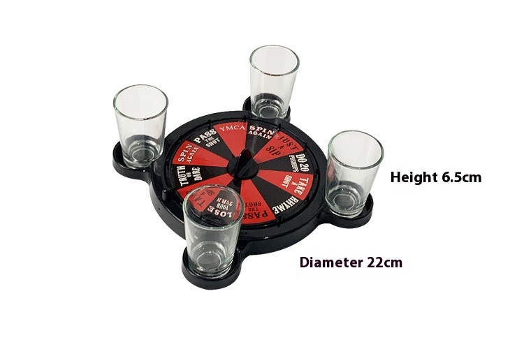 Title 2, Theluckyroller Roulette Wheel Wine Set Rotary T...