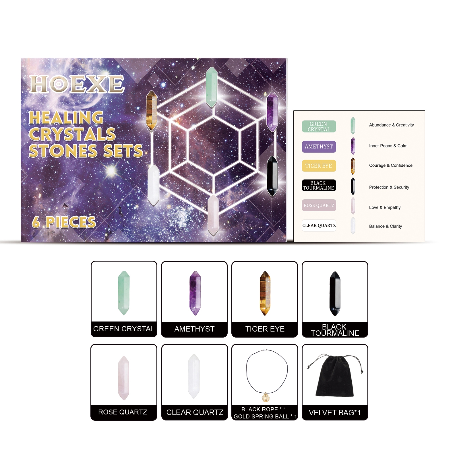 Title 1, Healing Crystals Stones Sets