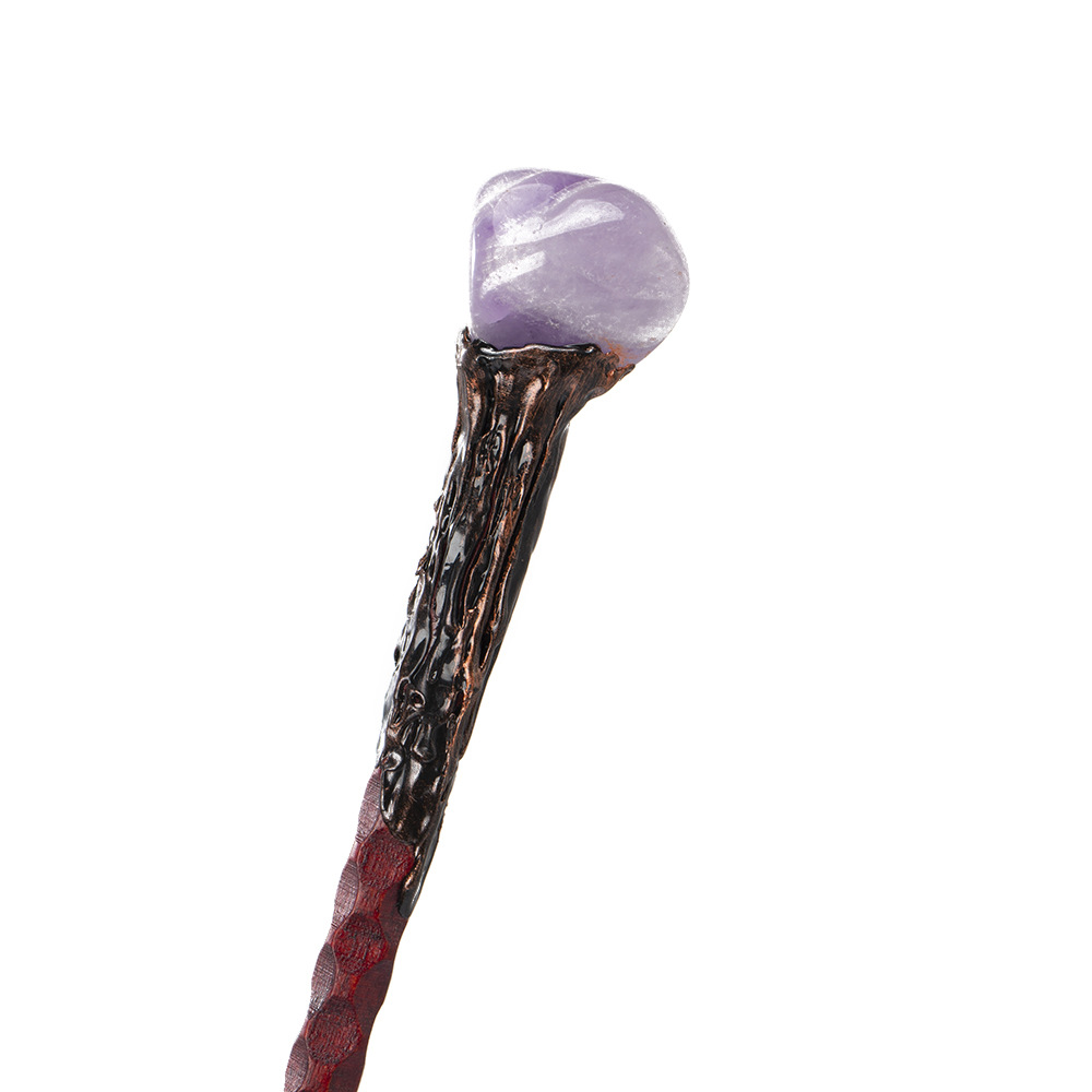 Title 3, Retro Natural Crystal Stone Magic Truncheon Mag...