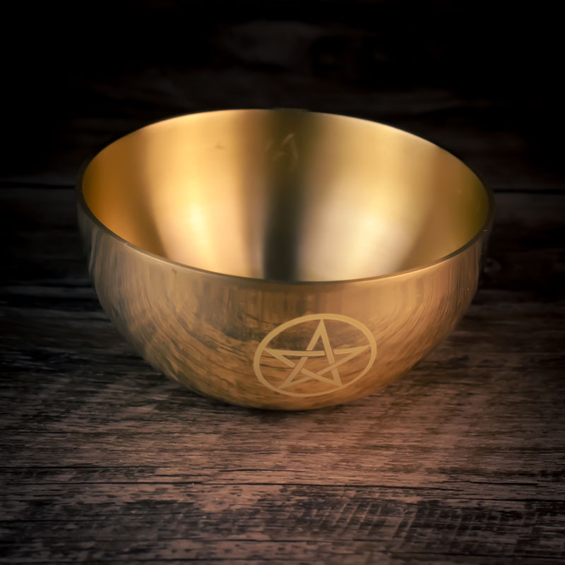 Title 5, Creative Pentagram Printed Metal Meditation Cop...