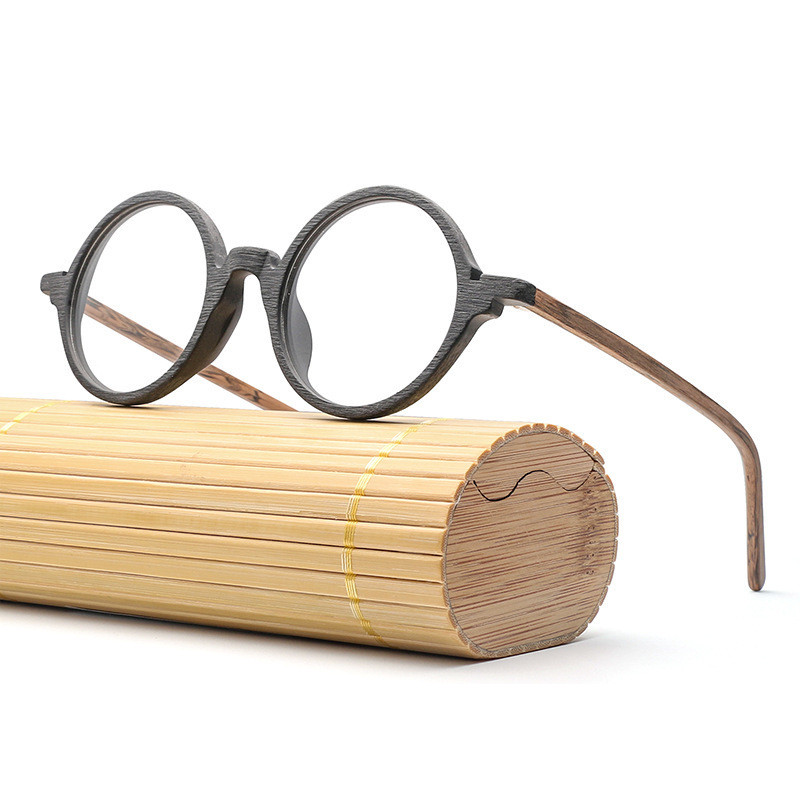 Title 1, Plate wood grain glasses frame retro art new gl...