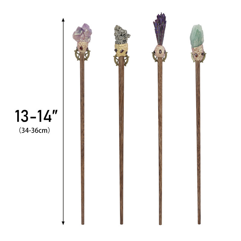 Title 4, Creative Natural Crystal Mineral Stone Magic Wand