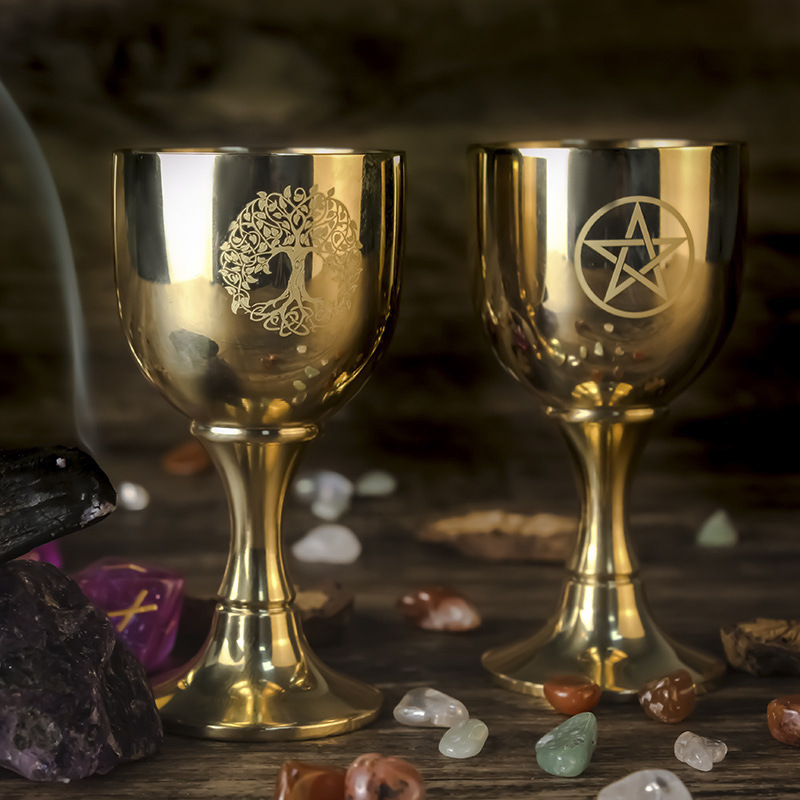 Title 10, Three-phase Moon Pentagram Decoration Cup