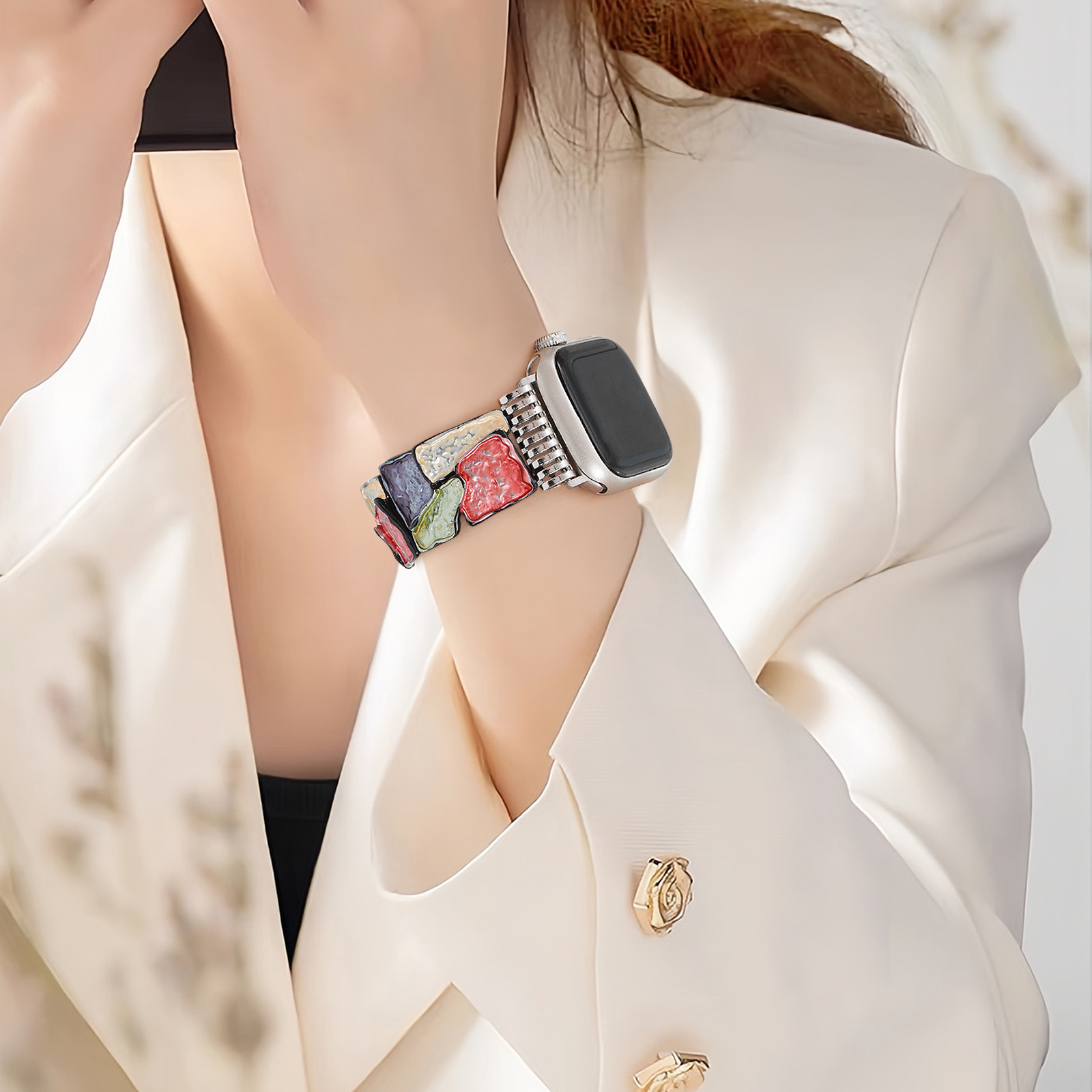 Title 2, Suitable For Watch Iwatch Color Alloy