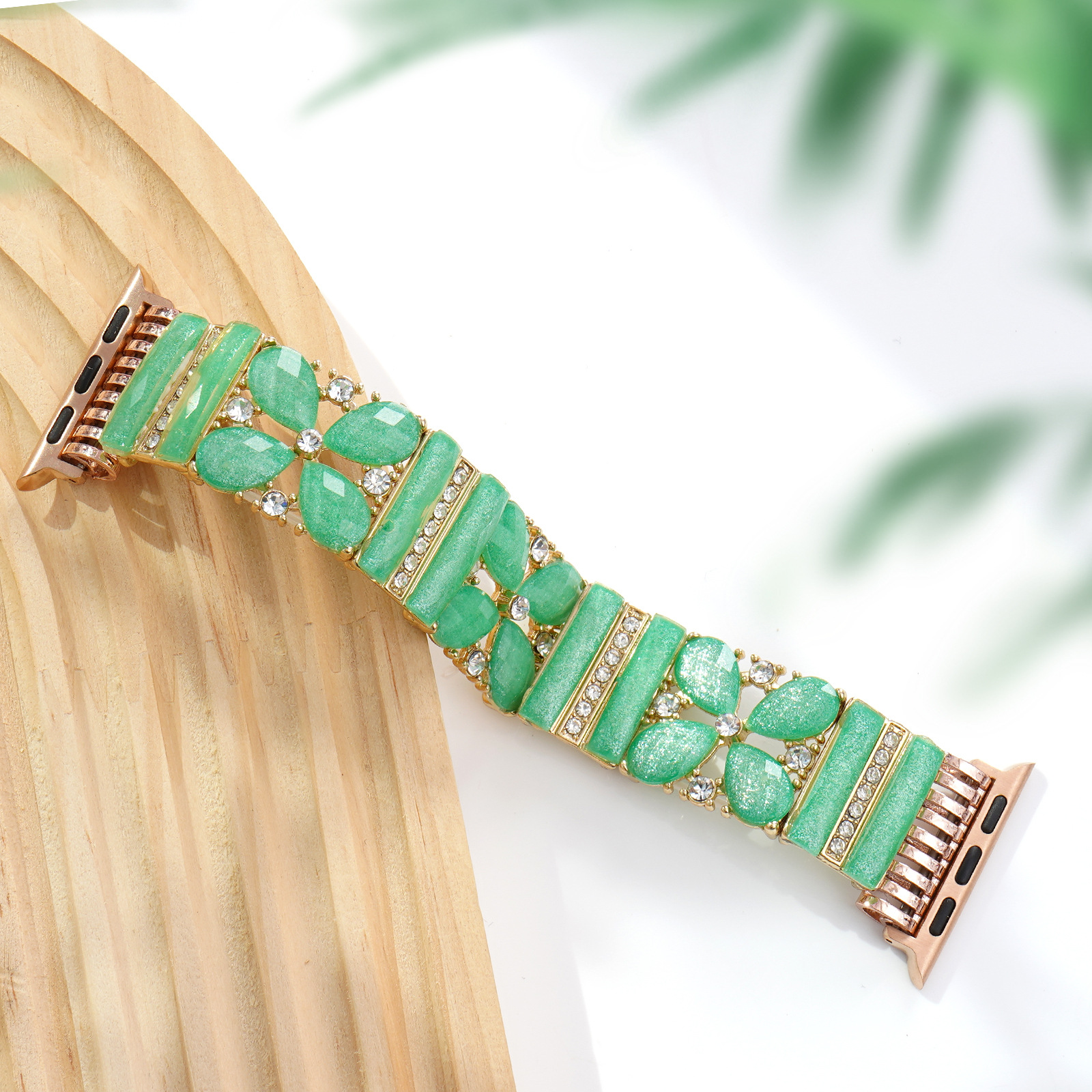 Title 2, Strap Green Jewelry Watch Bracelet