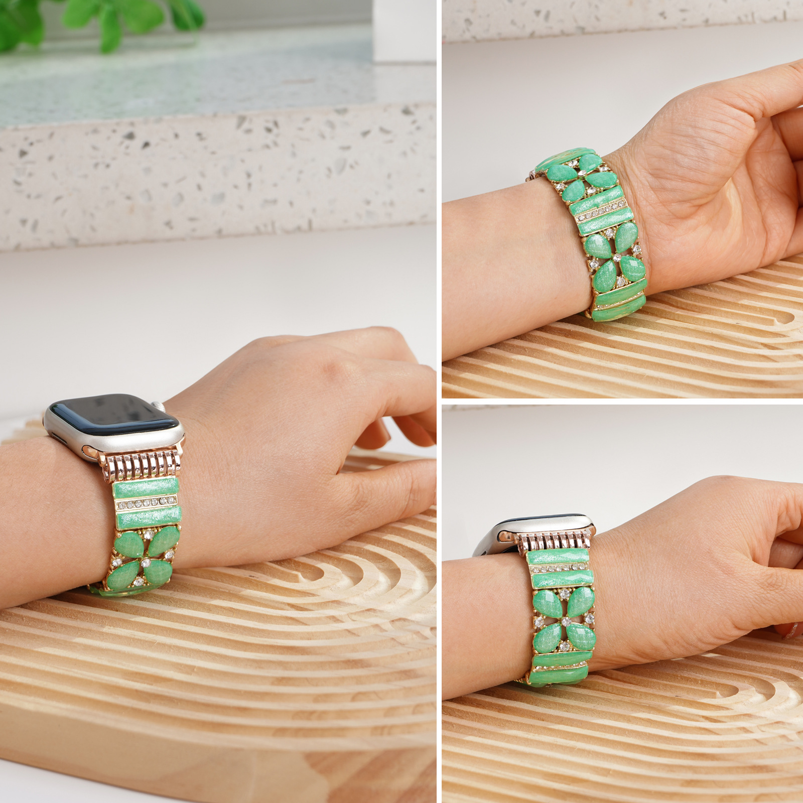 Title 10, Strap Green Jewelry Watch Bracelet