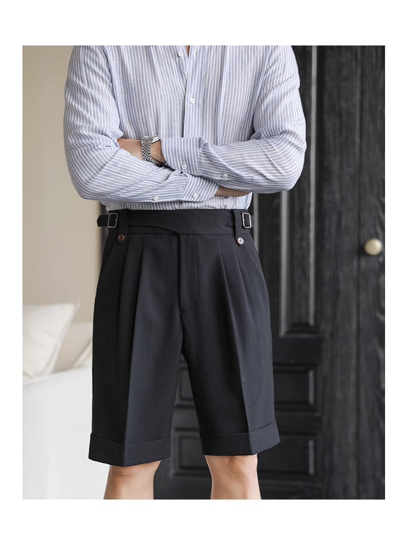 Title 6, Italian Retro Suit Shorts Men