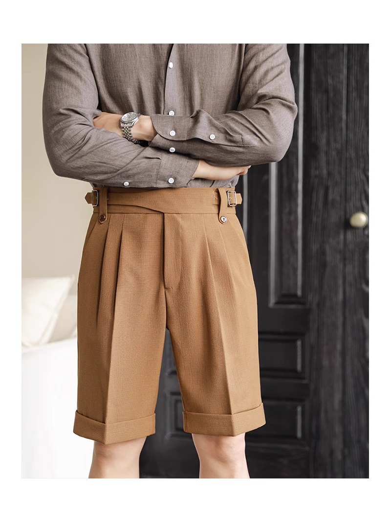 Title 8, Italian Retro Suit Shorts Men