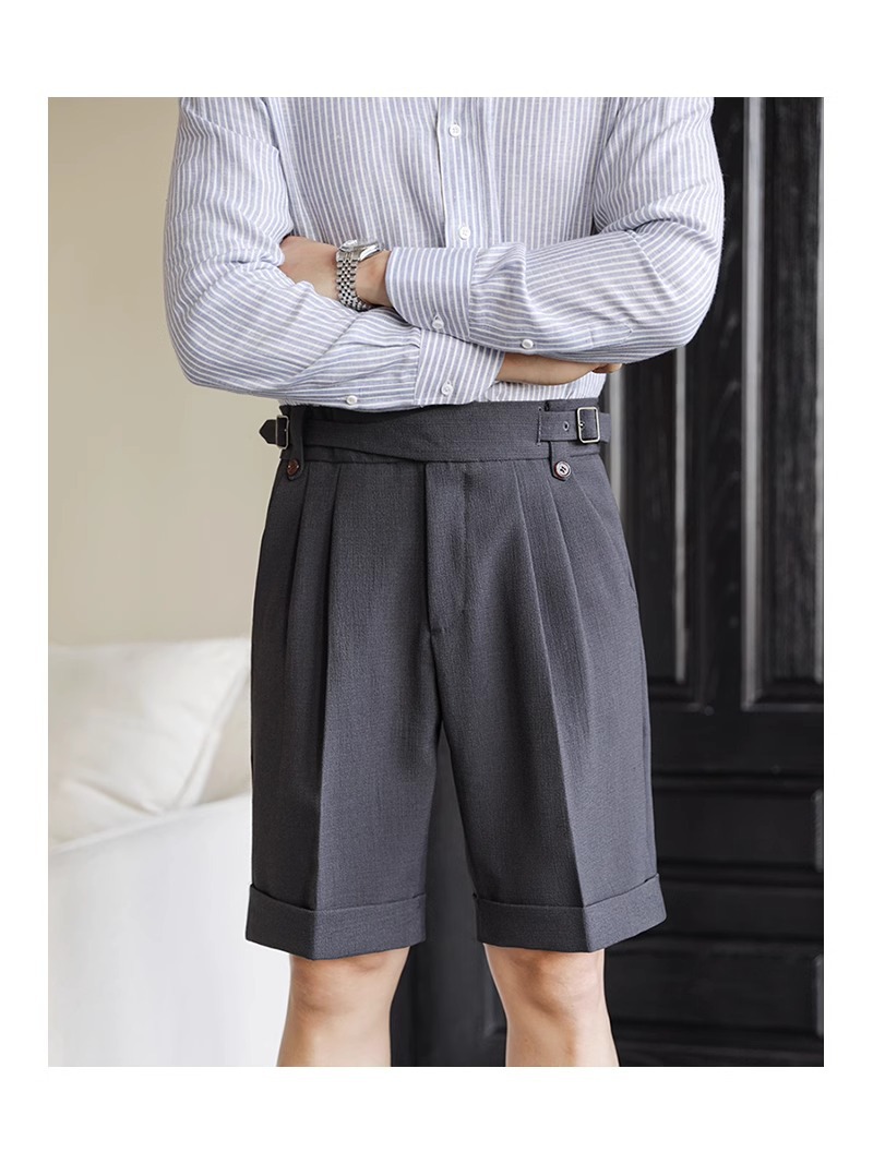 Title 11, Italian Retro Suit Shorts Men