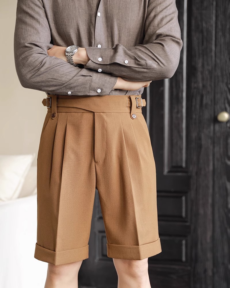 Title 12, Italian Retro Suit Shorts Men