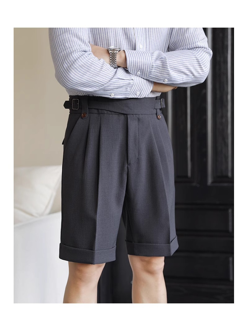 Title 14, Italian Retro Suit Shorts Men