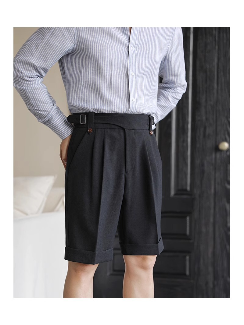 Title 16, Italian Retro Suit Shorts Men