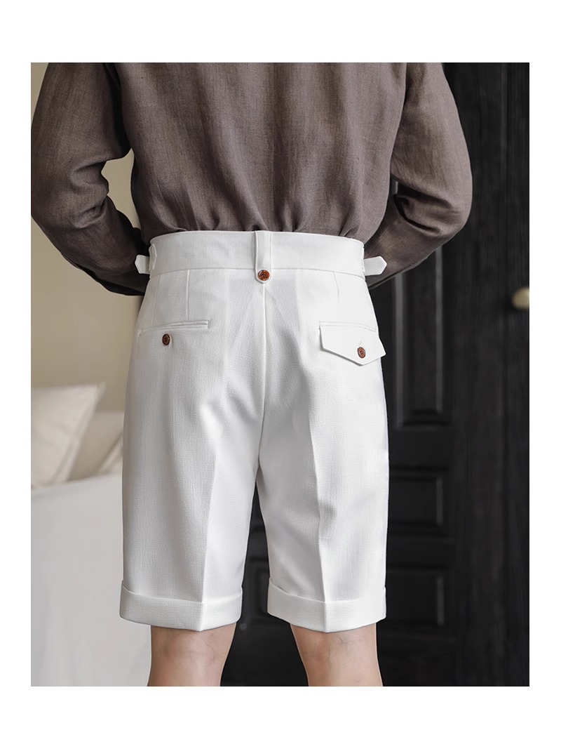 Title 19, Italian Retro Suit Shorts Men