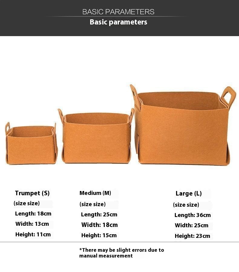 Title 1, Portable And Minimalist Felt Folding Storage Ba...