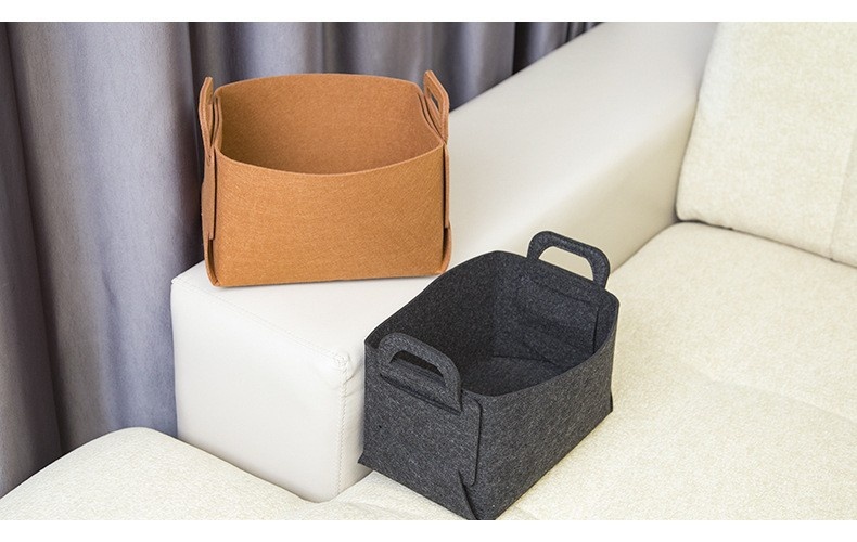 Title 2, Portable And Minimalist Felt Folding Storage Ba...