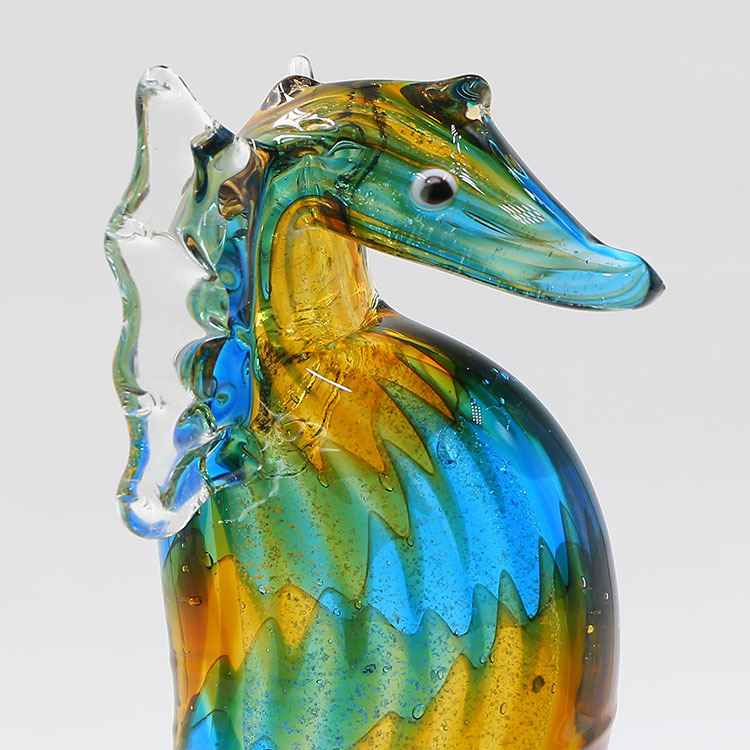 Title 2, Glass Seahorse Ornament Wine Cabinet