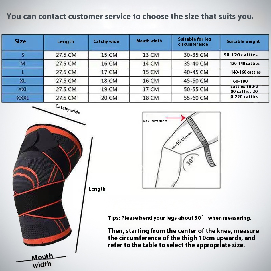 Title 12, Knee Pad Fitness Sports Running Squat Non-slip ...