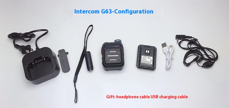 Title 3, G63 Automatic Frequency Industrial Walkie-talki...