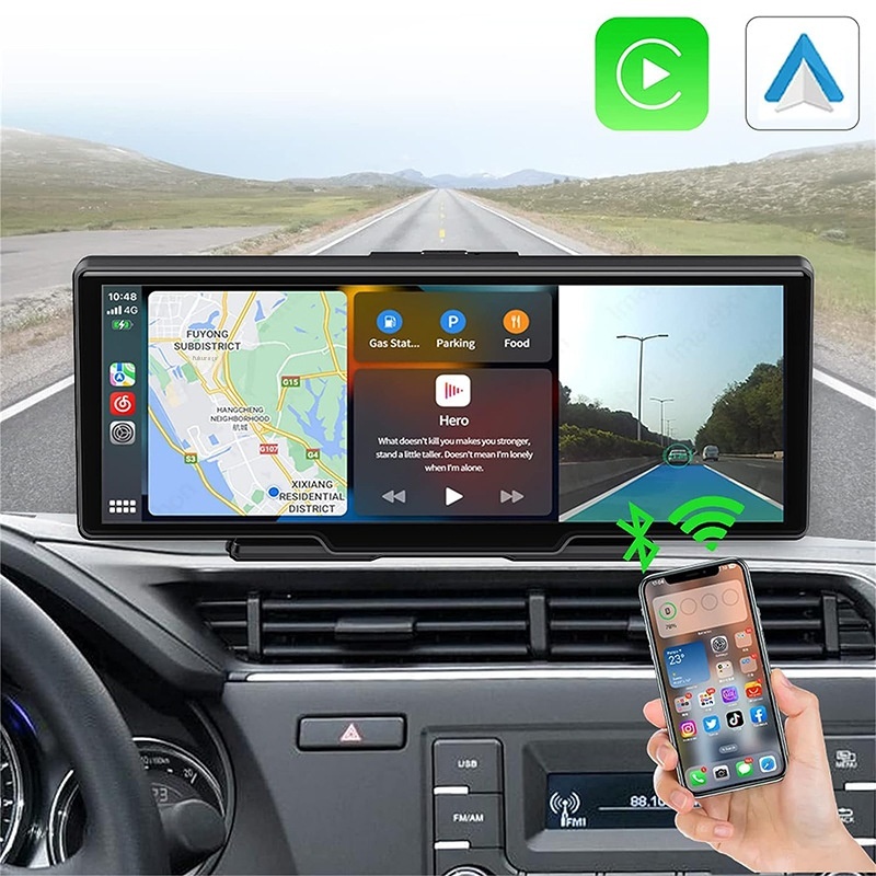 Title 1, Driving Recorder Dual-camera Touch Screen Carpl...