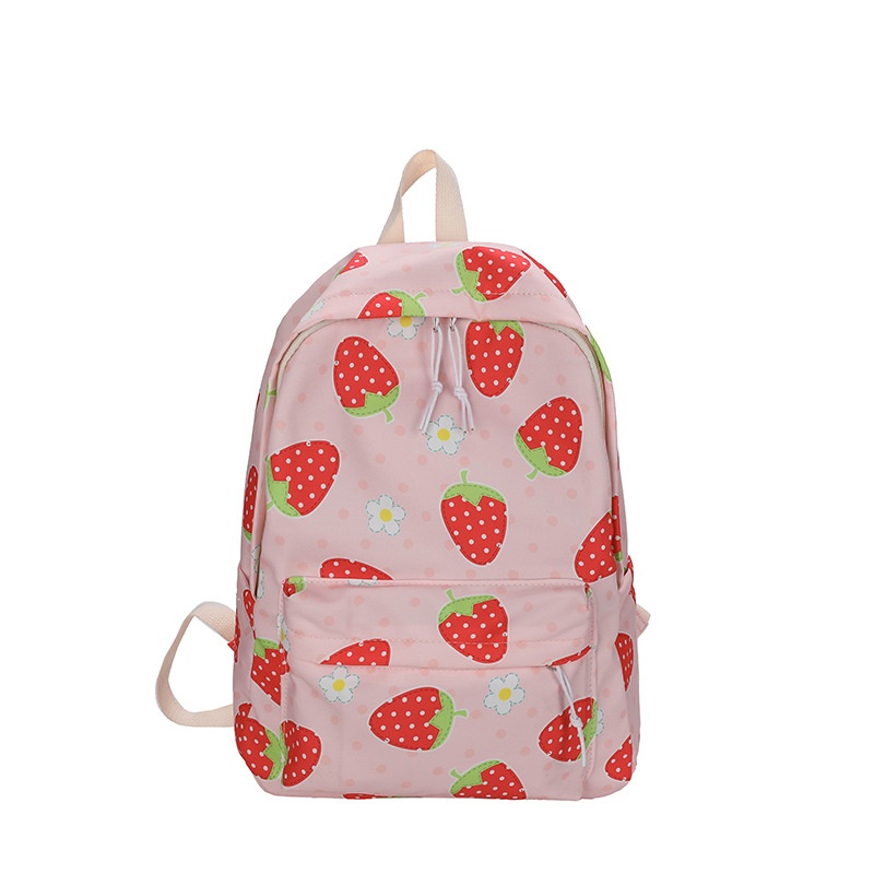 Large Strawberry School Bag