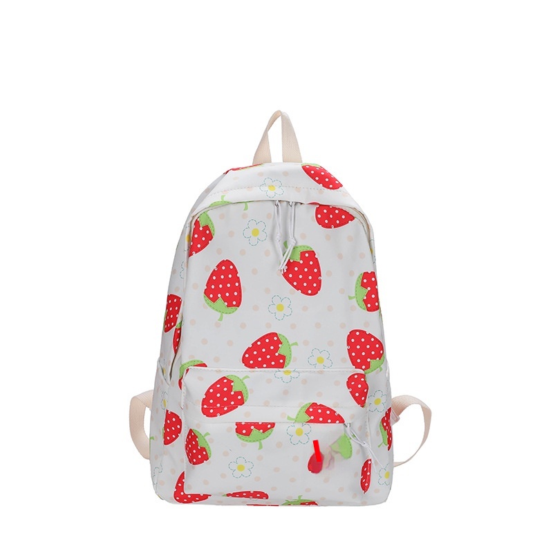 Large Strawberry School Bag