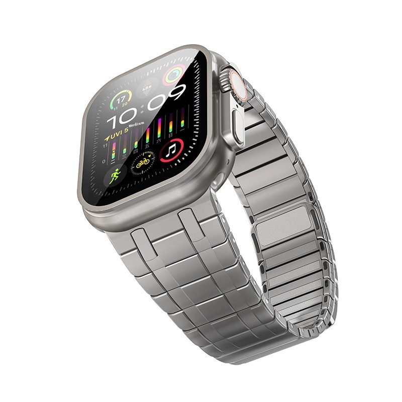 Title 5, Suitable For Iwatch Strap Metal Stainless Steel...