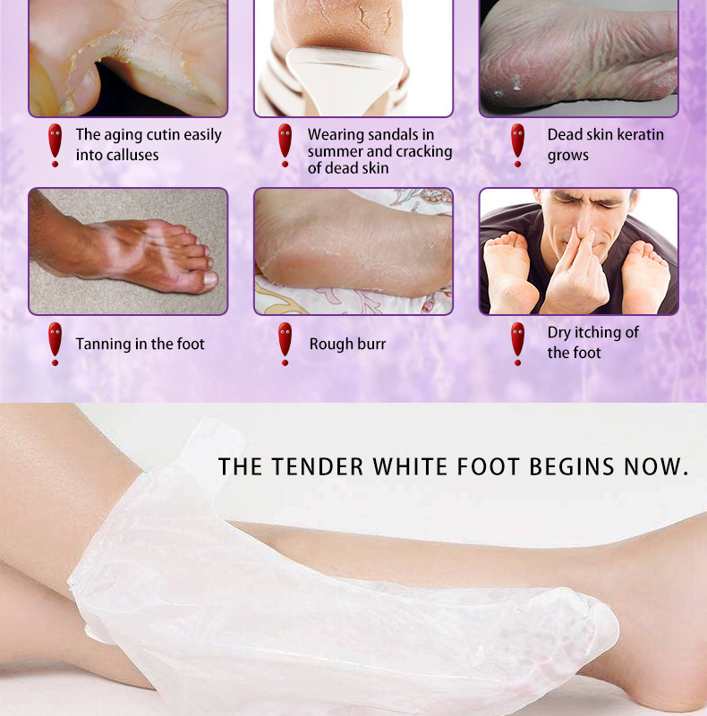 Title 3, Lavender Foot Mask Moisturizing Foot Mask Stickers