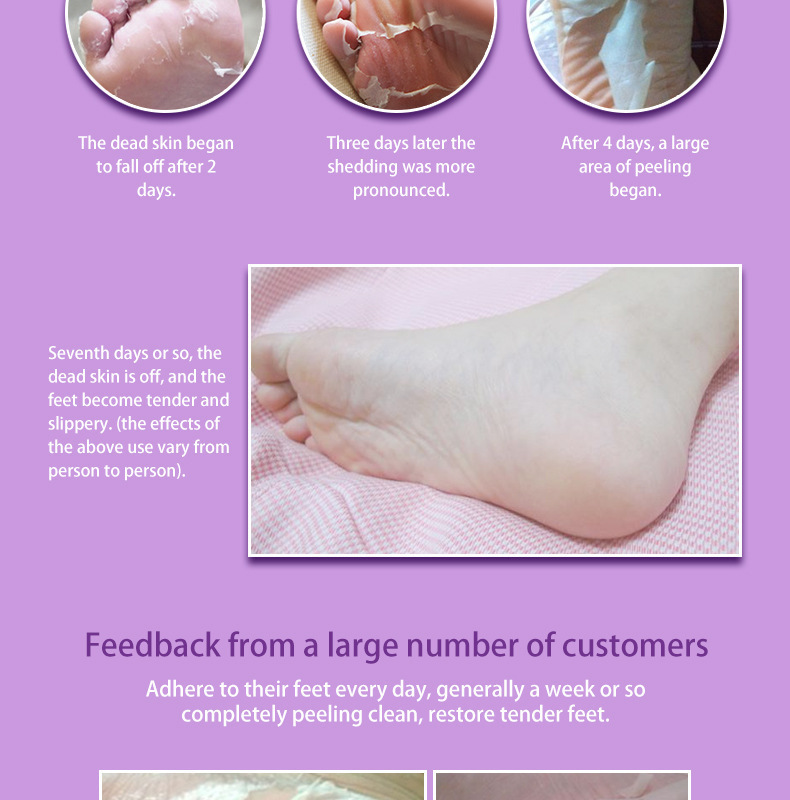 Title 6, Lavender Foot Mask Moisturizing Foot Mask Stickers