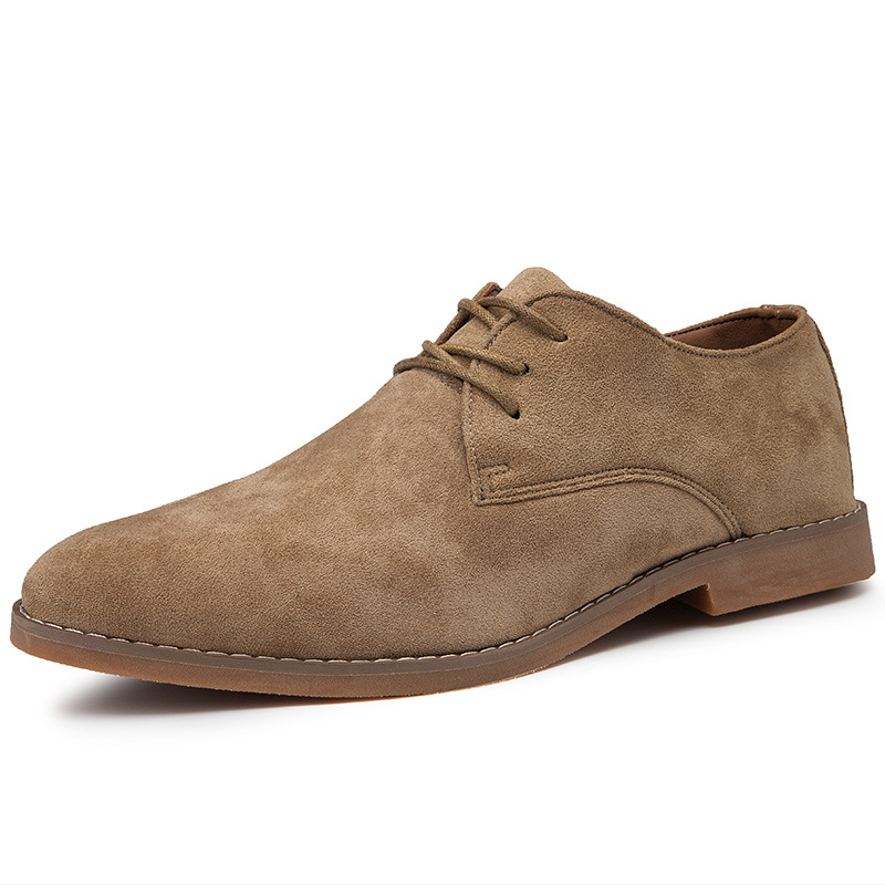 Title 5, Vintage British Casual Shoes Suede Broch Pinted...