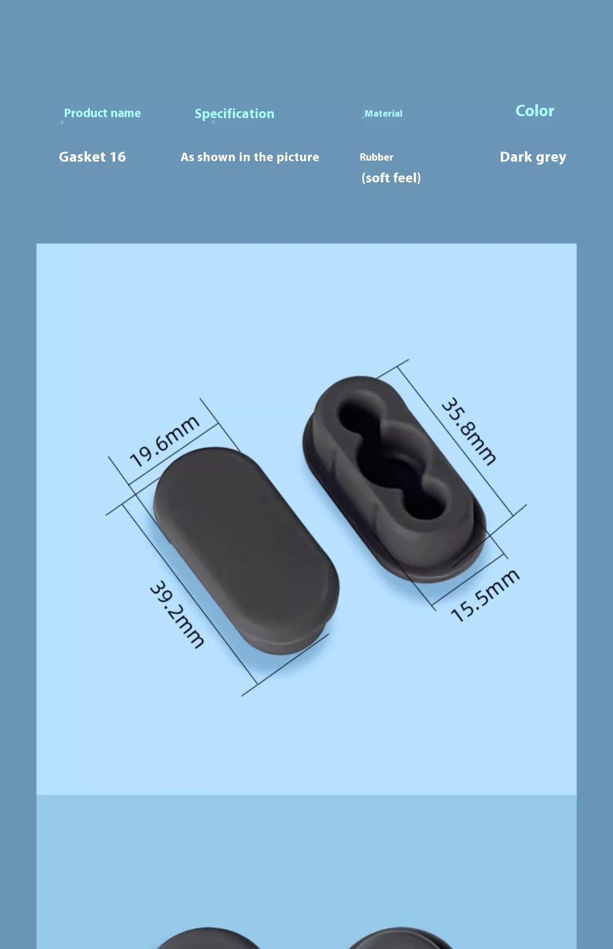 Title 1, Toilet Lid Gasket Accessories Anti-collision Mute