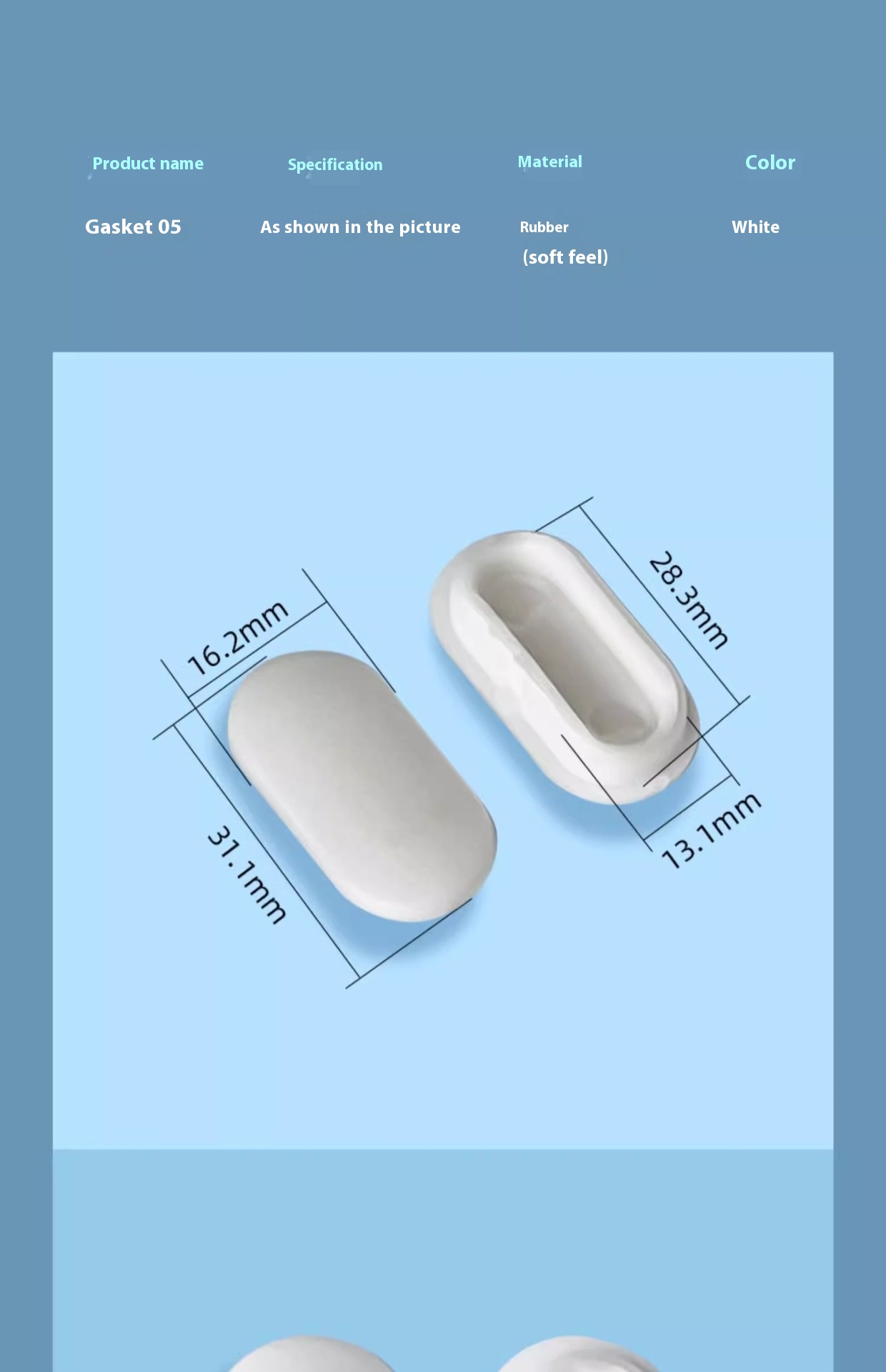 Title 2, Toilet Lid Gasket Accessories Anti-collision Mute