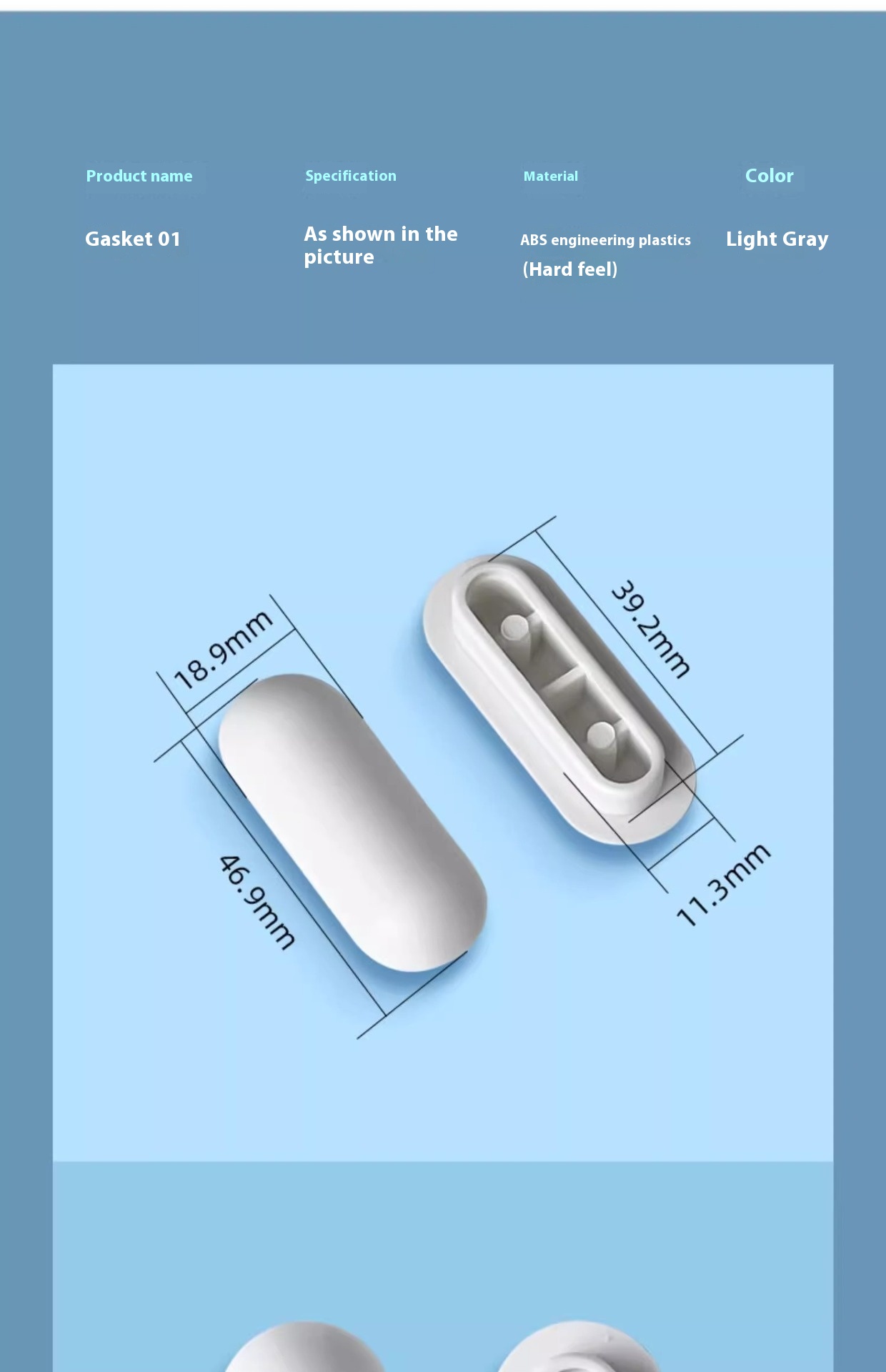 Title 3, Toilet Lid Gasket Accessories Anti-collision Mute