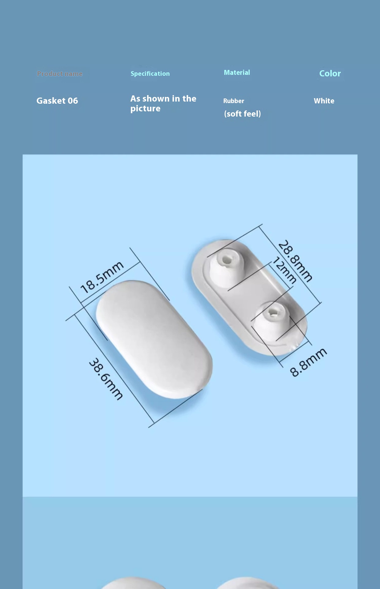 Title 5, Toilet Lid Gasket Accessories Anti-collision Mute