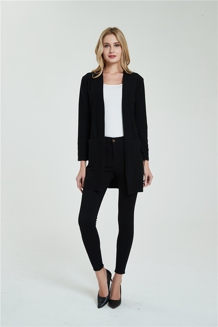 Women's Solid Color Cardigan Sweater Coat