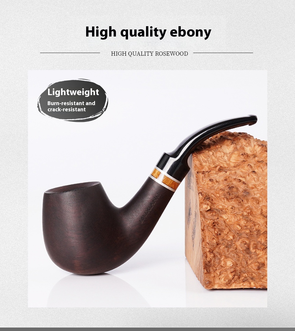 Title 1, Costustoot Handmade Blackwood Pipe Wooden Smoki...